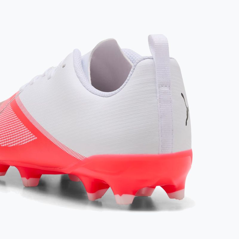 Gyermek focicipők Puma Ultra 7 Play FG/AG Jr Ultra Red/Puma Black/Puma White 6