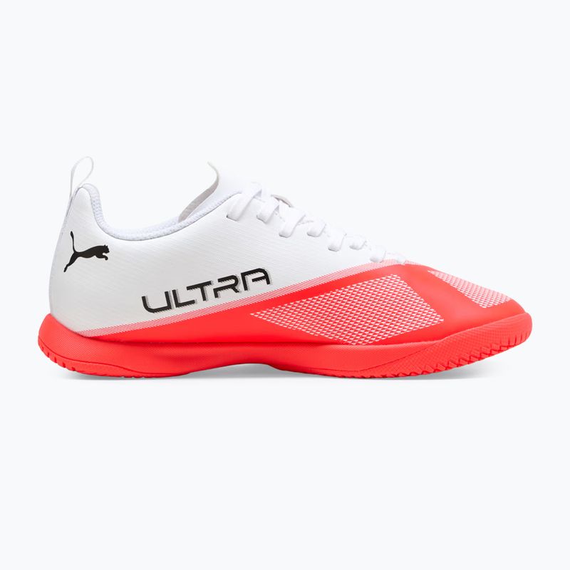 Gyermek focicipők Puma Ultra 7 Play IT Jr Ultra Red/Puma Black/Puma White 2