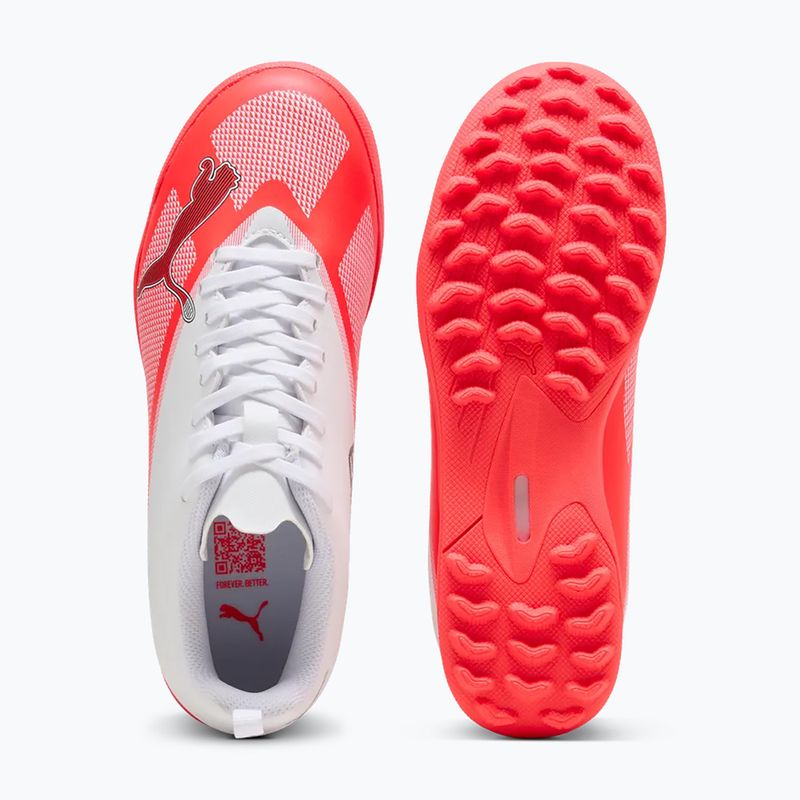 Gyermek focicipők PUMA Ultra 7 Play TT Jr ultra red/puma black/puma white 3
