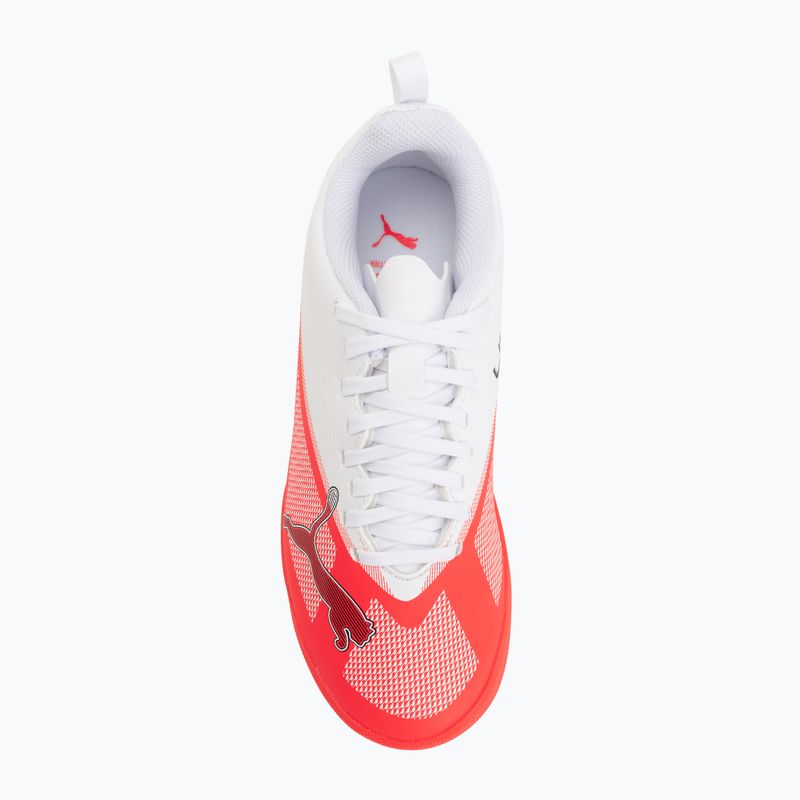 Gyermek focicipők PUMA Ultra 7 Play TT Jr ultra red/puma black/puma white 5