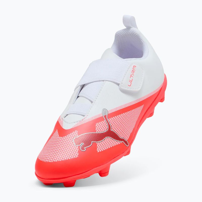 Gyermek focicipők PUMA Ultra 7 Play V FG/AG RB Jr ultra red/puma black/puma white 4