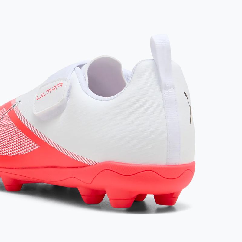 Gyermek focicipők PUMA Ultra 7 Play V FG/AG RB Jr ultra red/puma black/puma white 6