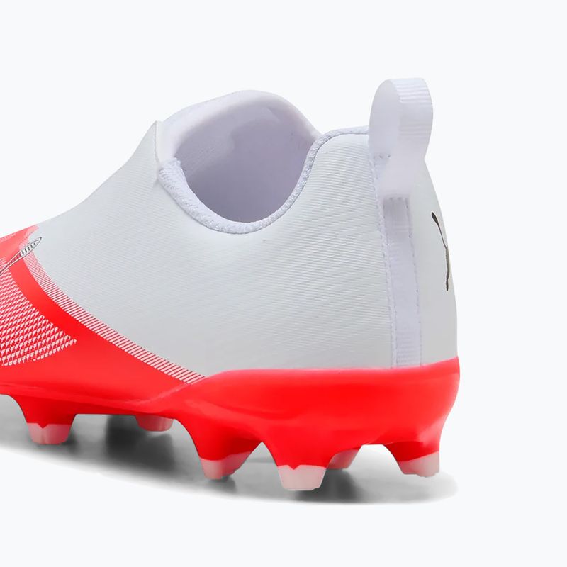 Gyermek focicipők Puma Ultra 7 Play LL FG/AG Jr Ultra Red/Puma Black/Puma White 6