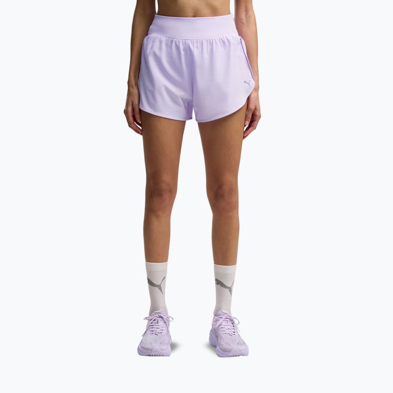 Női futónadrág PUMA Dream Run 3" DryCELL light lavender