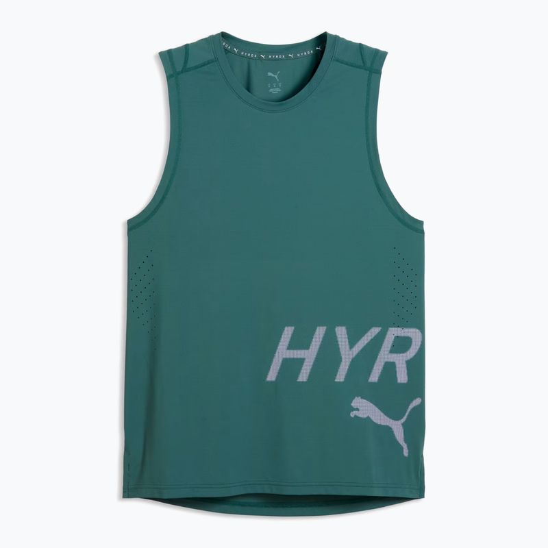 Férfi edző póló Puma Hyrx Pwrmode Training Tank herb garden 4