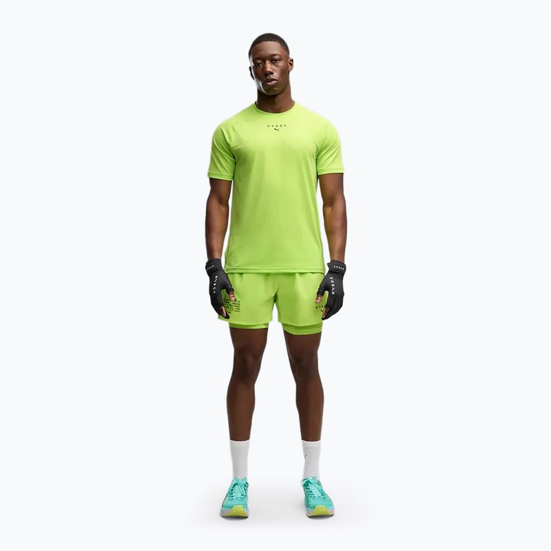 Férfi edző póló Puma Hyrox Pwrmode sunny lime 2