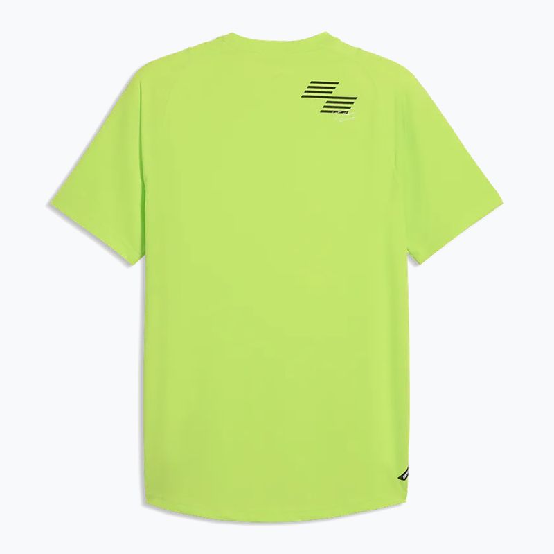 Férfi edzőpóló PUMA x HYROX Pwrmode sunny lime 5