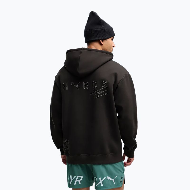 Férfi pulóver PUMA x HYROX Heavyweight Hoodie puma fekete 3