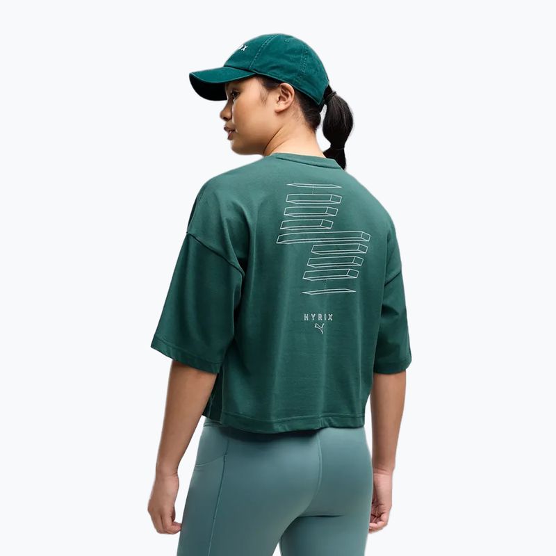 Női edző póló Puma Hyrox Cropped Lifestyle herb garden 3