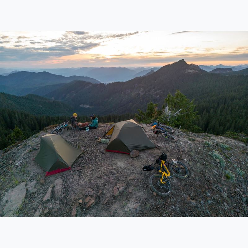 MSR Hubba Hubba Bikepack 1 személyes trekking sátor zöld 16