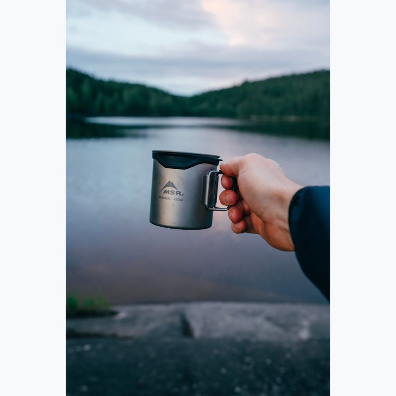 MSR Titan Cup 450 ml-es titán utazóbögre 8