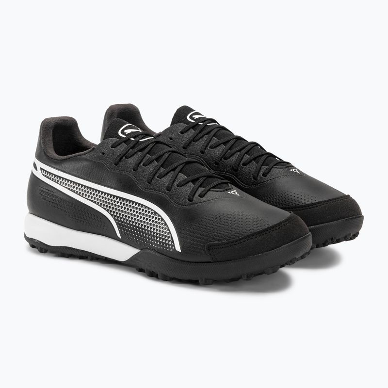 Férfi futballcipő PUMA King Pro TT puma fekete/puma fehér 4