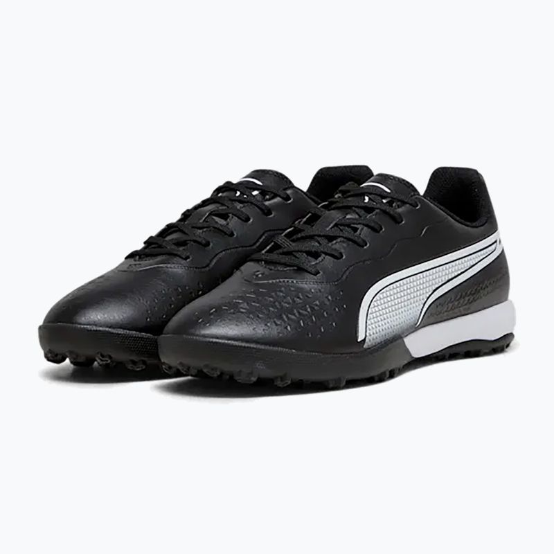 PUMA King Match TT férfi futballcipő puma fekete/puma fehér 13