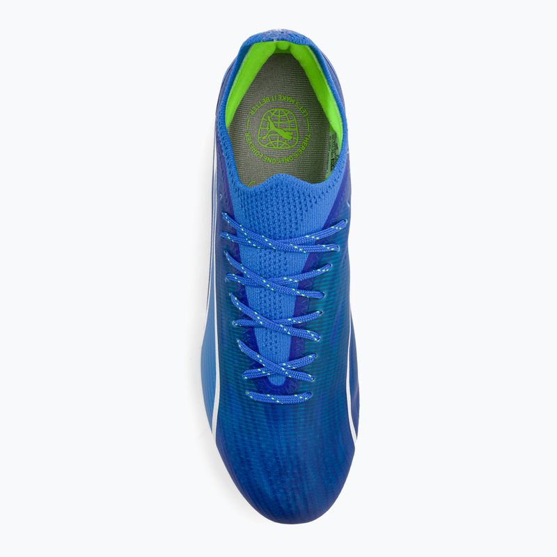 PUMA Ultra Ultimate FG/AG férfi futballcipő ultra kék/puma fehér/pro zöld 6