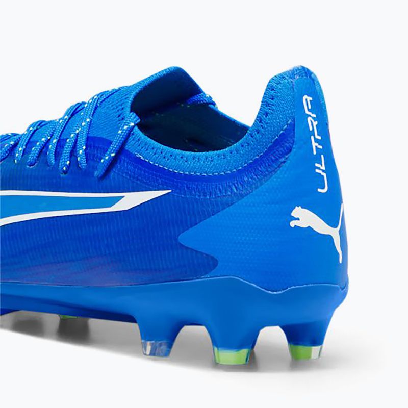 PUMA Ultra Ultimate FG/AG férfi futballcipő ultra kék/puma fehér/pro zöld 10