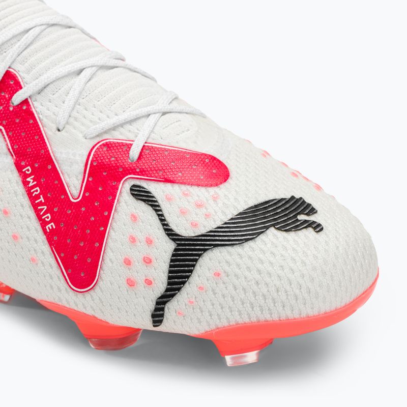 PUMA Ultimate FG/AG férfi futballcipő puma fehér/puma fekete/tűz orchidea 7