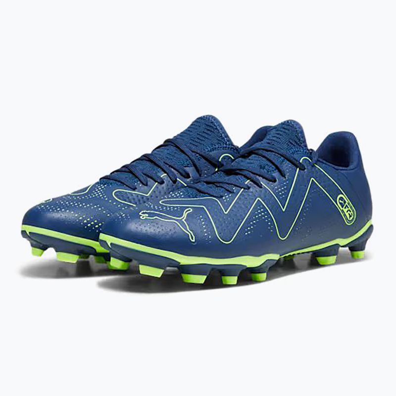 PUMA Future Play FG/AG férfi futballcipő perzsa kék/pro zöld 9