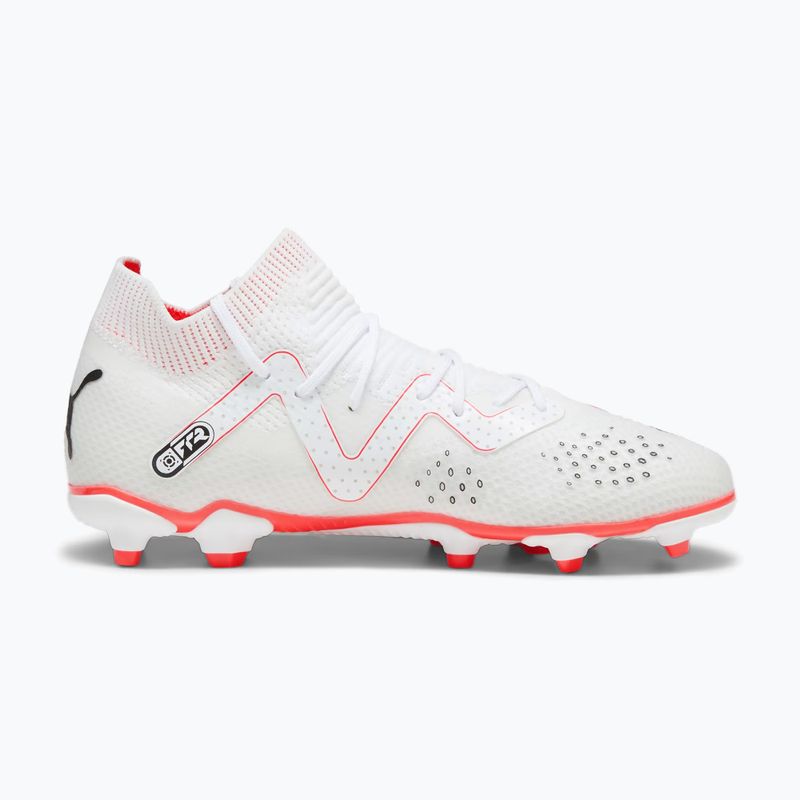 PUMA Future Pro FG/AG Jr gyermek focicipő puma fehér/puma fekete/tűz orchidea 11