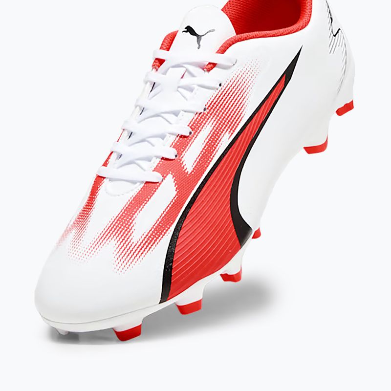 Férfi futballcipő PUMA Ultra Play FG/AG puma fehér/puma fekete/tűz orchidea 14