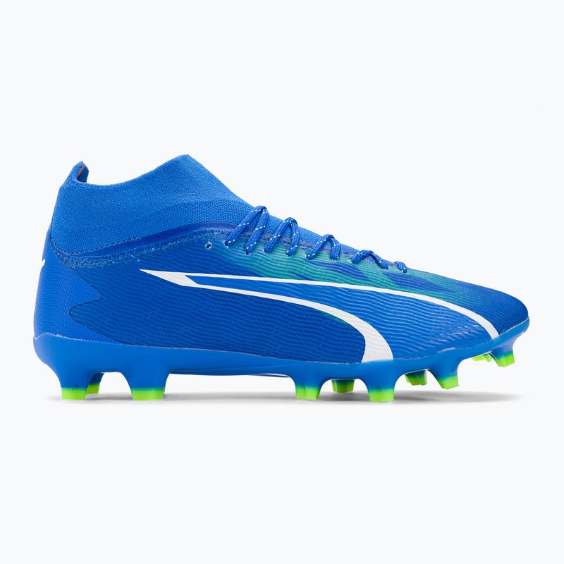 PUMA Ultra Pro FG/AG férfi futballcipő ultra kék/puma fehér/pro zöld 2