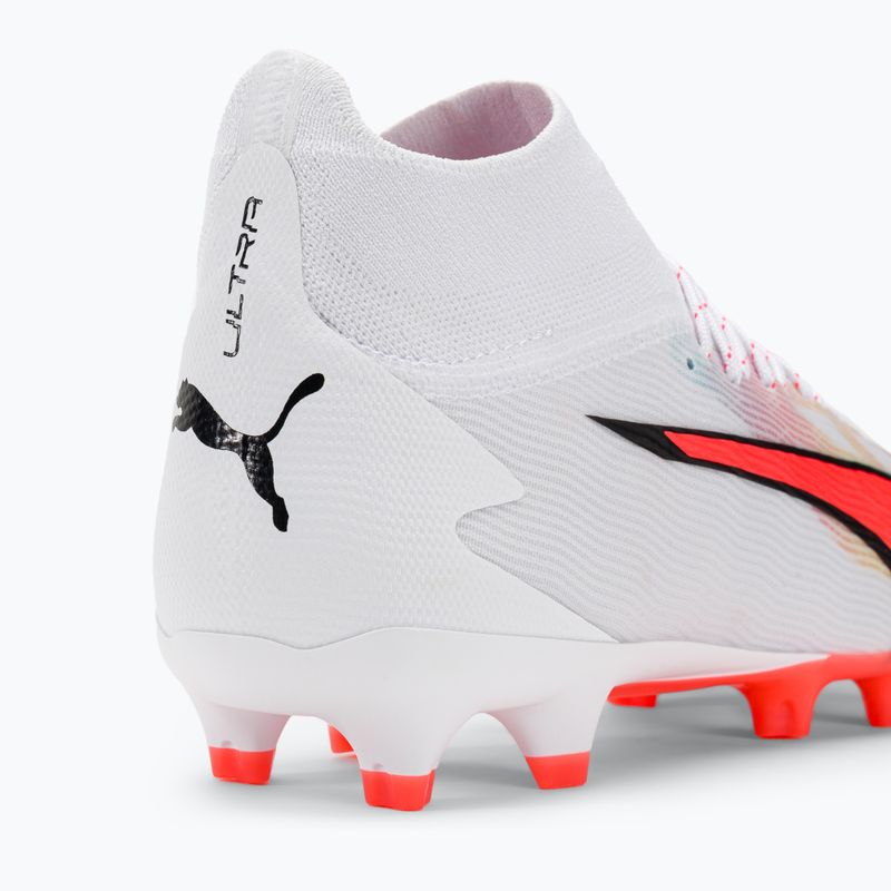 Férfi futballcipő PUMA Ultra Pro FG/AG puma fehér/puma fekete/tűz orchidea 9