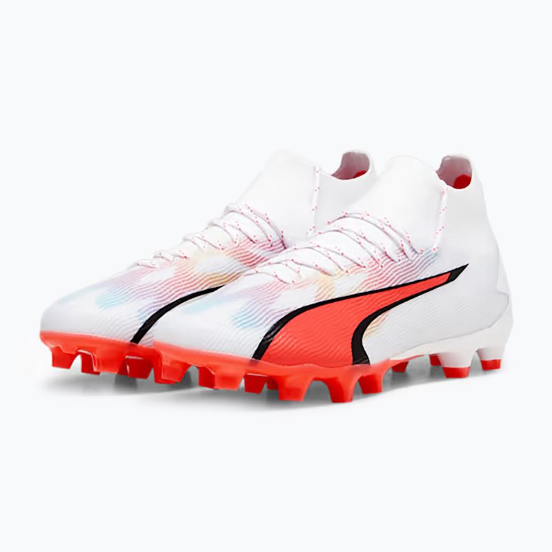 Férfi futballcipő PUMA Ultra Pro FG/AG puma fehér/puma fekete/tűz orchidea 12