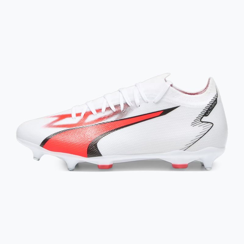 Férfi PUMA Ultra Match MXSG futballcipő puma fehér/puma fekete/tűz orchidea 11