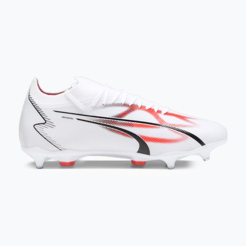 Férfi PUMA Ultra Match MXSG futballcipő puma fehér/puma fekete/tűz orchidea 12
