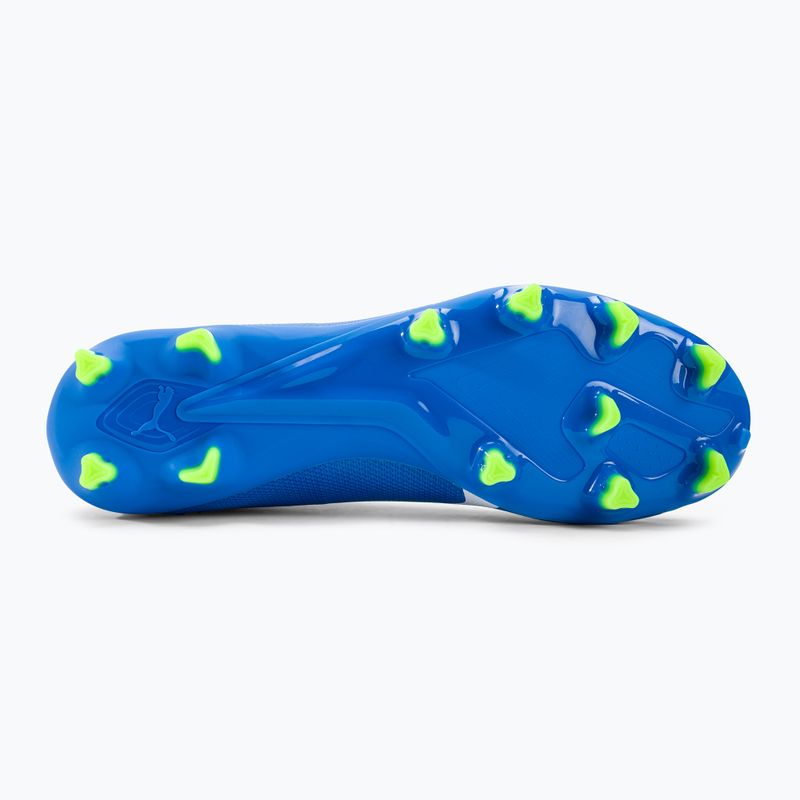 PUMA férfi futballcipő Ultra Match+ Ll FG/AG ultra kék/puma fehér/pro zöld 5