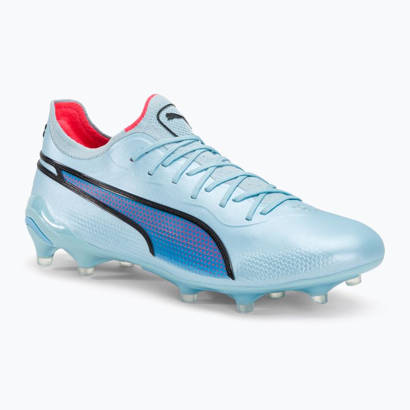 PUMA King Ultimate FG/AG férfi futballcipő silver sky/puma black/fire orchidea