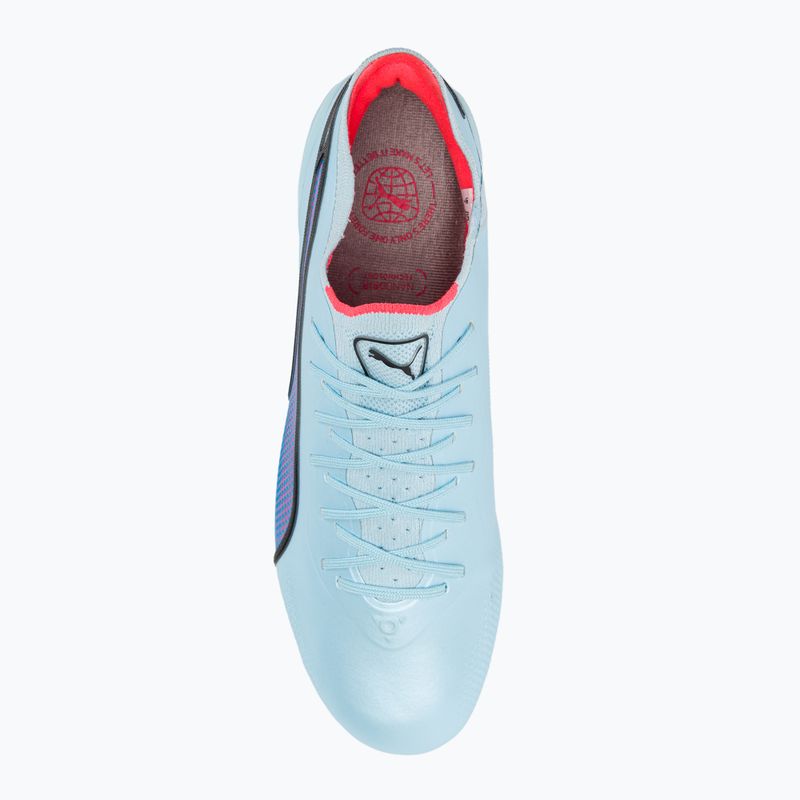 PUMA King Ultimate FG/AG férfi futballcipő silver sky/puma black/fire orchidea 6