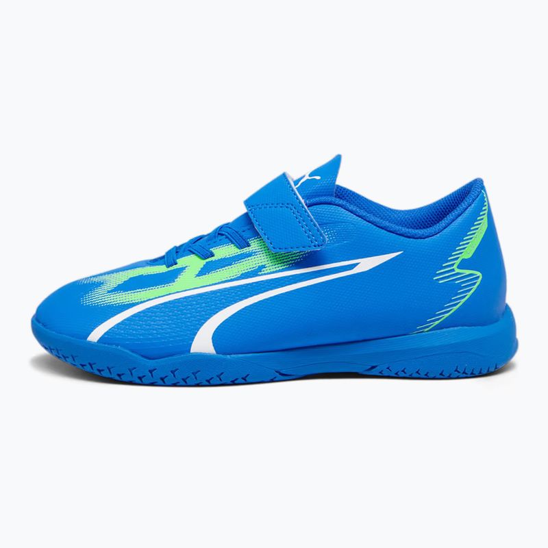 PUMA Ultra Play IT V Jr gyermek focicipő ultra kék/puma fehér/pro zöld 7