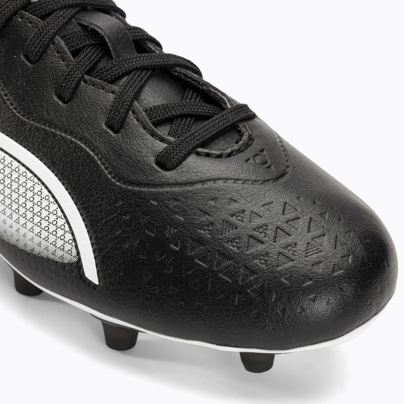 PUMA King Match FG/AG Jr gyermek futballcipő puma fekete/puma fehér 7