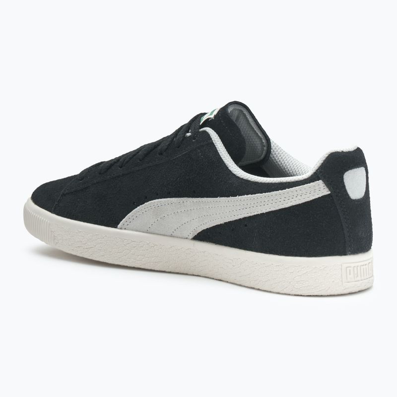 PUMA Clyde Hairy Suede puma fekete/fagyasztott elefántcsont cipő 3