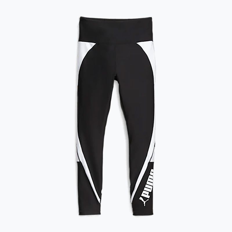 Női edző leggings PUMA Fit Hw 7/8 Eversculpt Colorblock puma fekete/puma fehér PUMA Fit Hw 7/8 Eversculpt Colorblock puma fekete/puma fehér