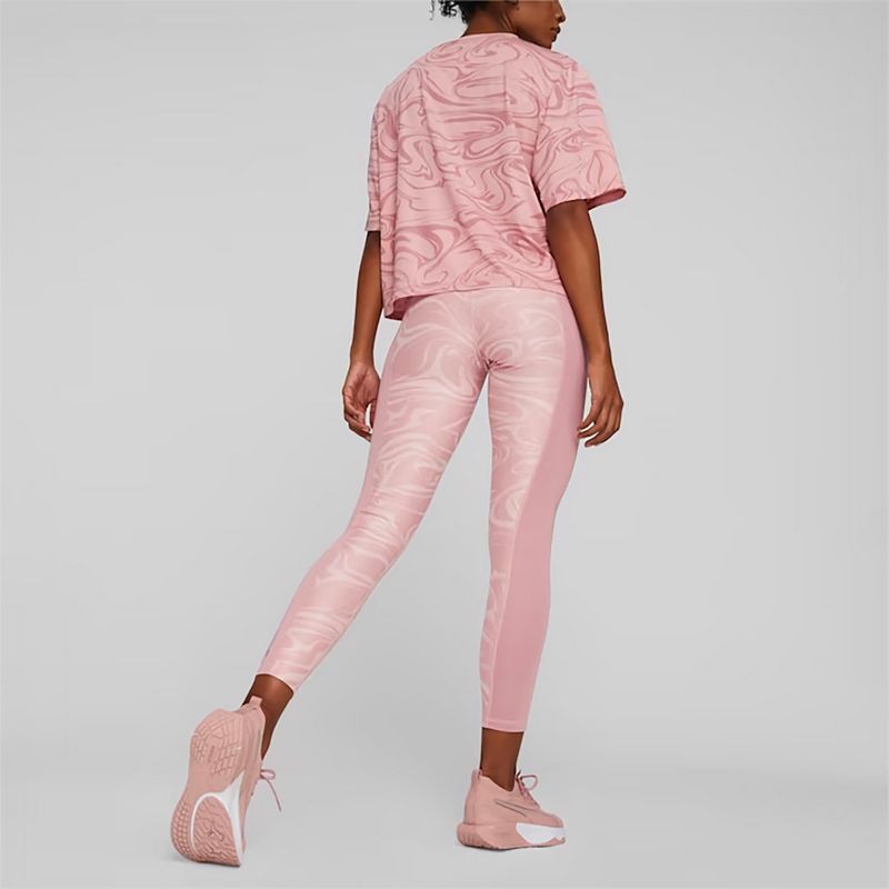 Női edző leggings PUMA Train Favorites AOP High Waist 7/8 jövő rózsaszínű 4