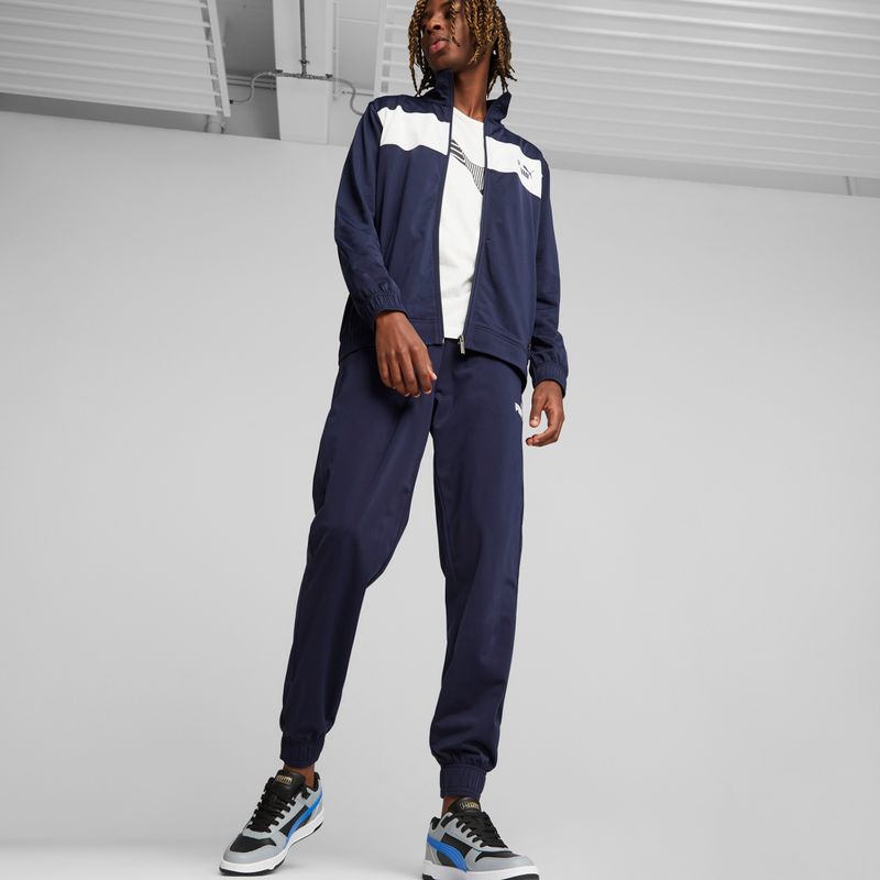 Férfi PUMA Poly Suit tréningruha puma navy 4
