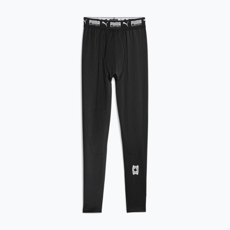 Legginsy koszykarskie férfi PUMA Hoops Team Full Baselayer puma black