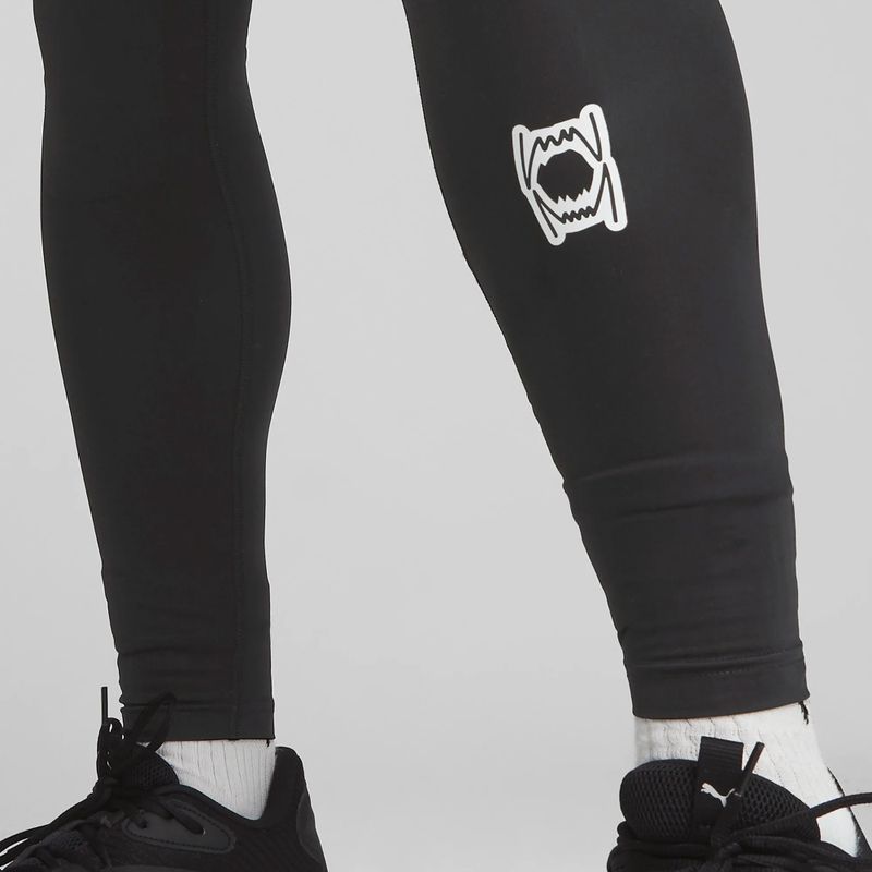 Legginsy koszykarskie férfi PUMA Hoops Team Full Baselayer puma black 7