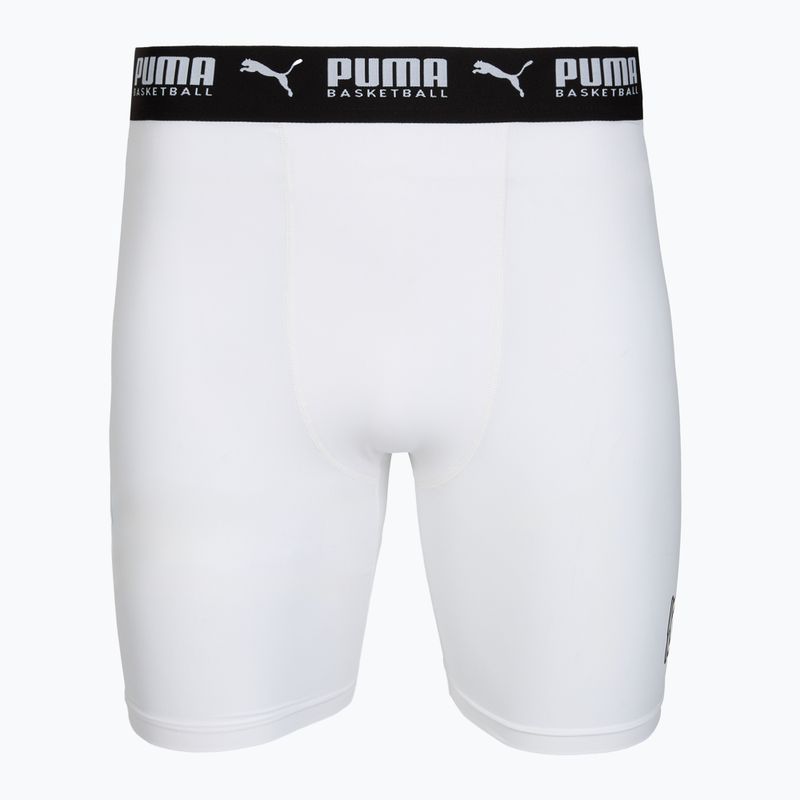 Férfi kosárlabda rövidnadrág PUMA Hoops Team Baselayer puma fehér