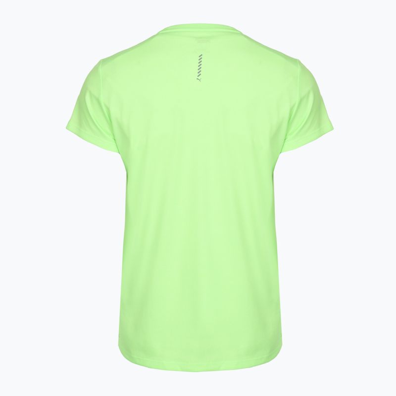 Női futó póló PUMA Run Favorite Heather green/neon 2