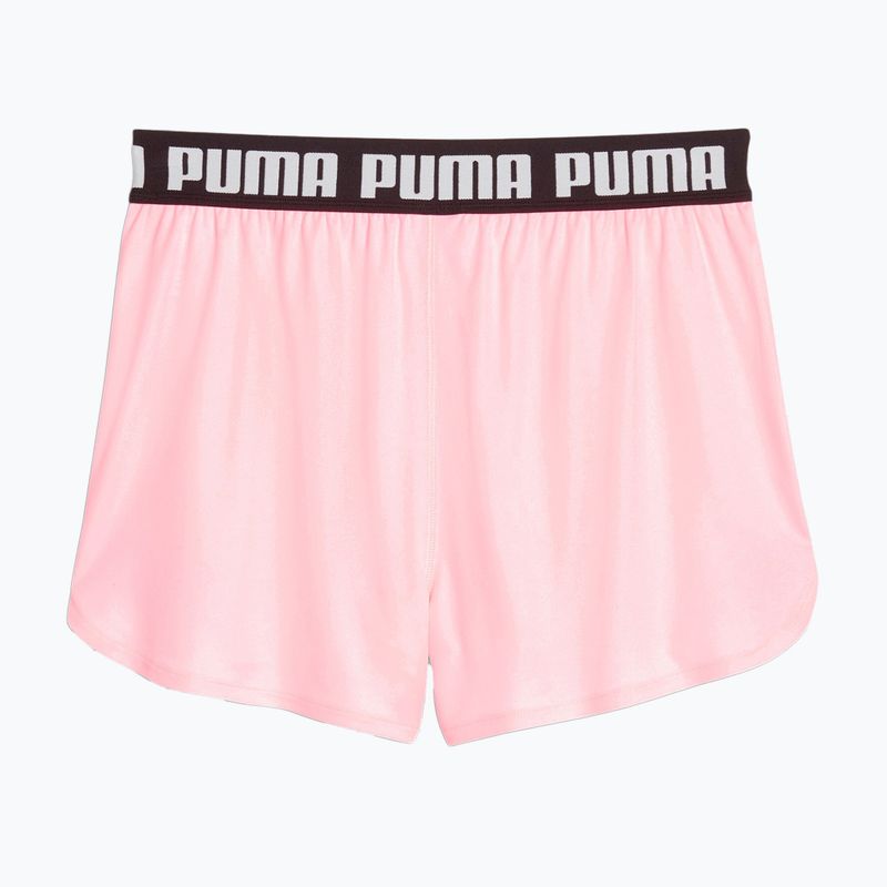 Női edzőnadrág PUMA Train All Day Knit 3" korall jég/puma fekete 2