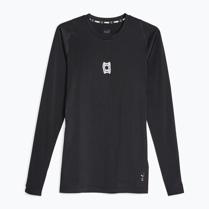 Férfi kosárlabda hosszú ujjú PUMA Hoops Team Top Baselayer puma black