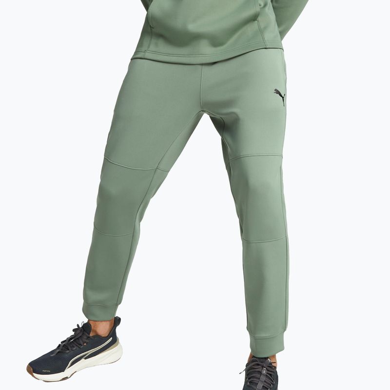 Férfi PUMA Fit Double Knit Jogger edzőnadrág eukaliptusz eucalyptus 6