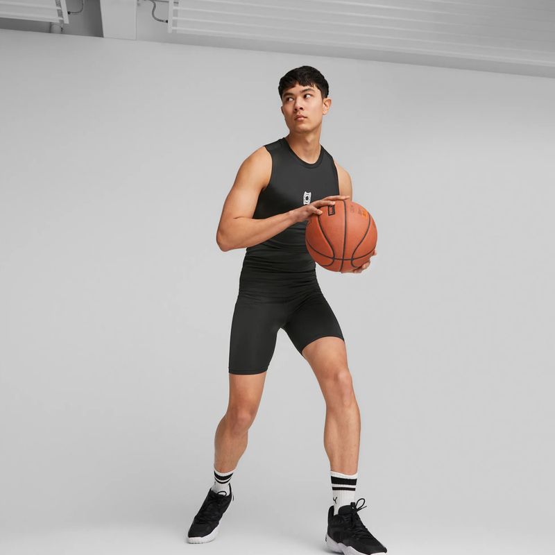 Férfi kosárlabda tank top PUMA Hoops Team Slvs Baselayer puma black 4