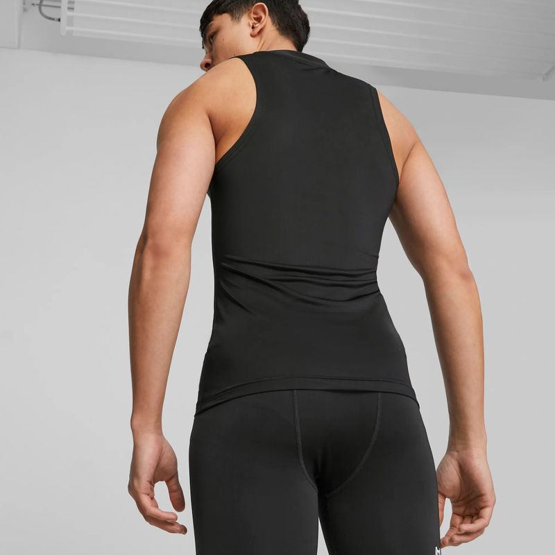 Férfi kosárlabda tank top PUMA Hoops Team Slvs Baselayer puma black 5