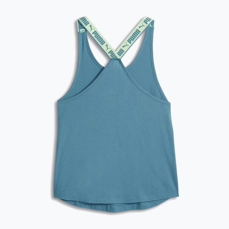 Női edzés póló PUMA Strong Tank merész kék 2
