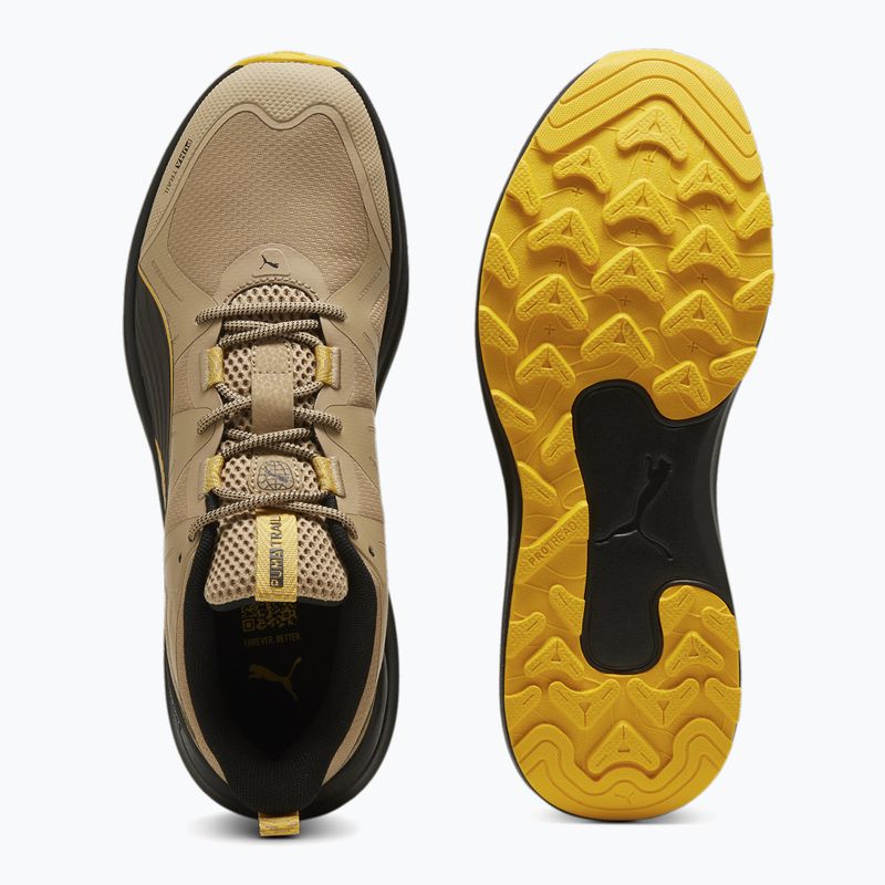 Futócipő PUMA Reflect Lite Trail prairie tan/yellow sizzle/puma black 11