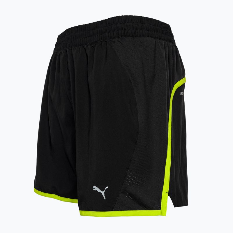 Női futónadrág PUMA Run Favorite Velocity 5" puma fekete/lime pow-val 3