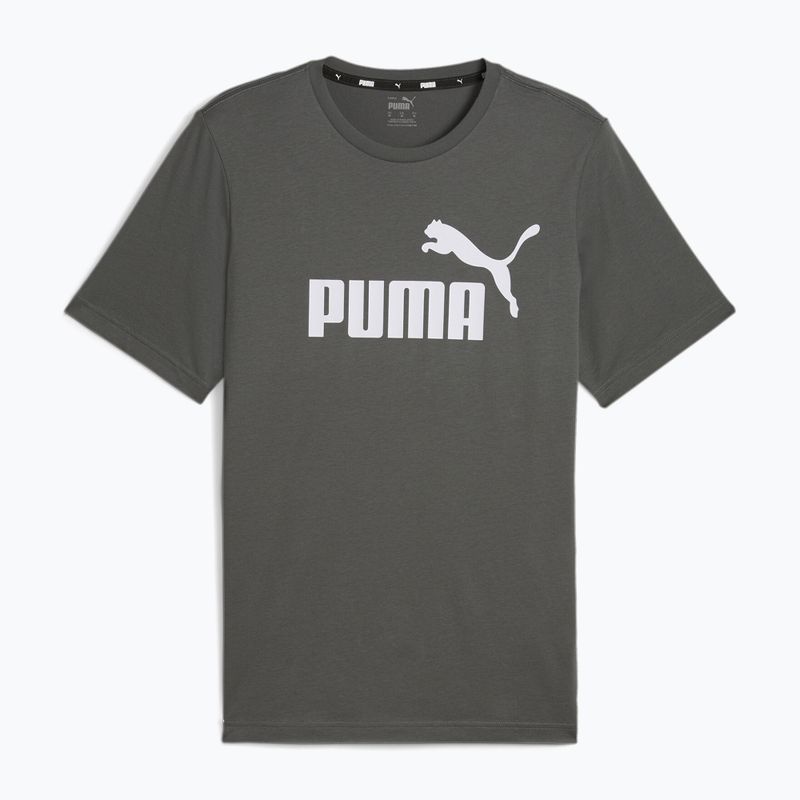 Férfi PUMA Es Logo Tee (S) ásványi szürke póló